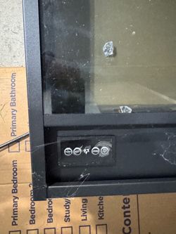 Black Electric Fireplace Insert