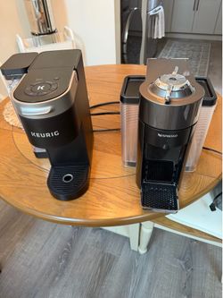 NESPRESSO AND KEURIG $40 EACH!  LIKE NEW!!