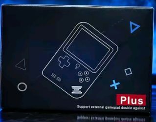 Game Box Plus Retro Handheld Console – 500 Games – Red