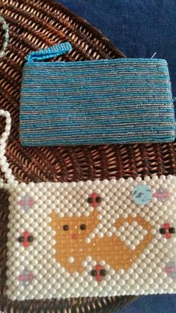 Hand Beaded Clutch Purses