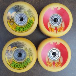 Zorlac Zombu Pushead Skateboard Wheels 95 60 Vintage Zombie 1992
