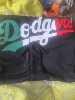 Dodgers Baseball Jersey Mexican Flag Edition