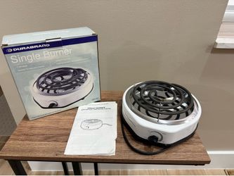 Durabrand WS100 - 1100 Watts Single Burner 6" Electric