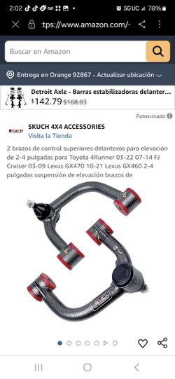 Upper control arms Toyota 4runner Lexus