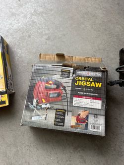 Jig saw & 18 gauge Air nailer stapler
