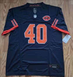 GAYLE SAYERS CHICAGO BEARS RIVAL JERSEY ALL STITCHED LG /XL