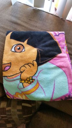 Dora the Explorer throw