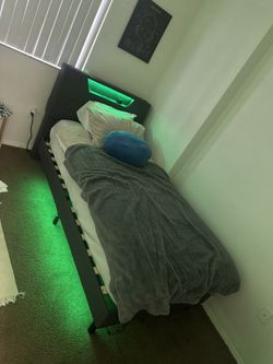 Twin Bed With Lights