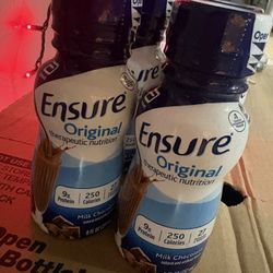 Ensure Chocolate Shakes