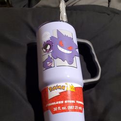 Pokémon Gengar Stainless Steel Tumbler 30 oz