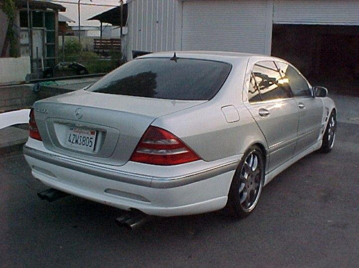 Mercedes benz w220 s class LRS REAR BUMPER Liquidation Sale 00 01 0203 04 05 06