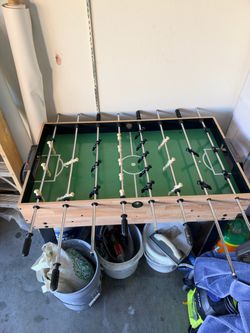 Foosball Table with Players and Rods