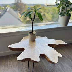 Live Edge, Handmade Wood Coffee Table, Oak