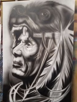 Canvas airbrush