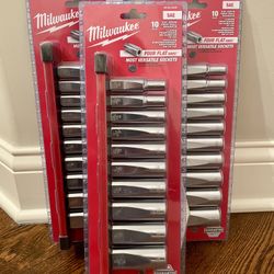 Milwaukee 3/8 in. Drive SAE Deep Well 6-Point Socket Set (10-Piece)