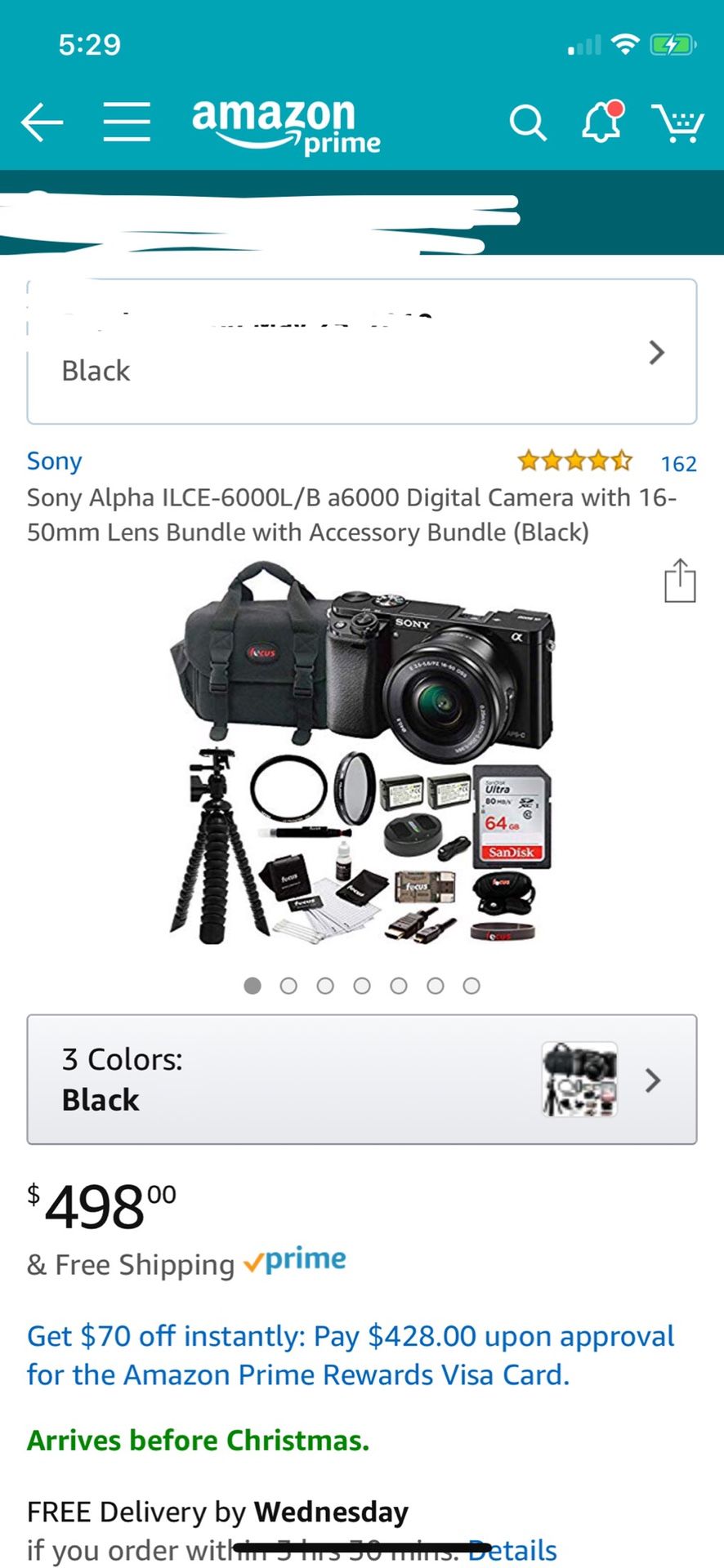 Sony alpha camera