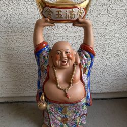 Vintage Porcelain Buddha Statue