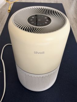 LEVOIT Core 300 True HEPA Air Purifier (Cream) — New Filter