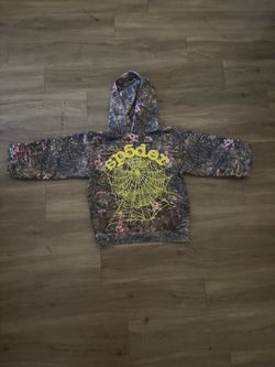 Sp5der Camo Floral Hoodie