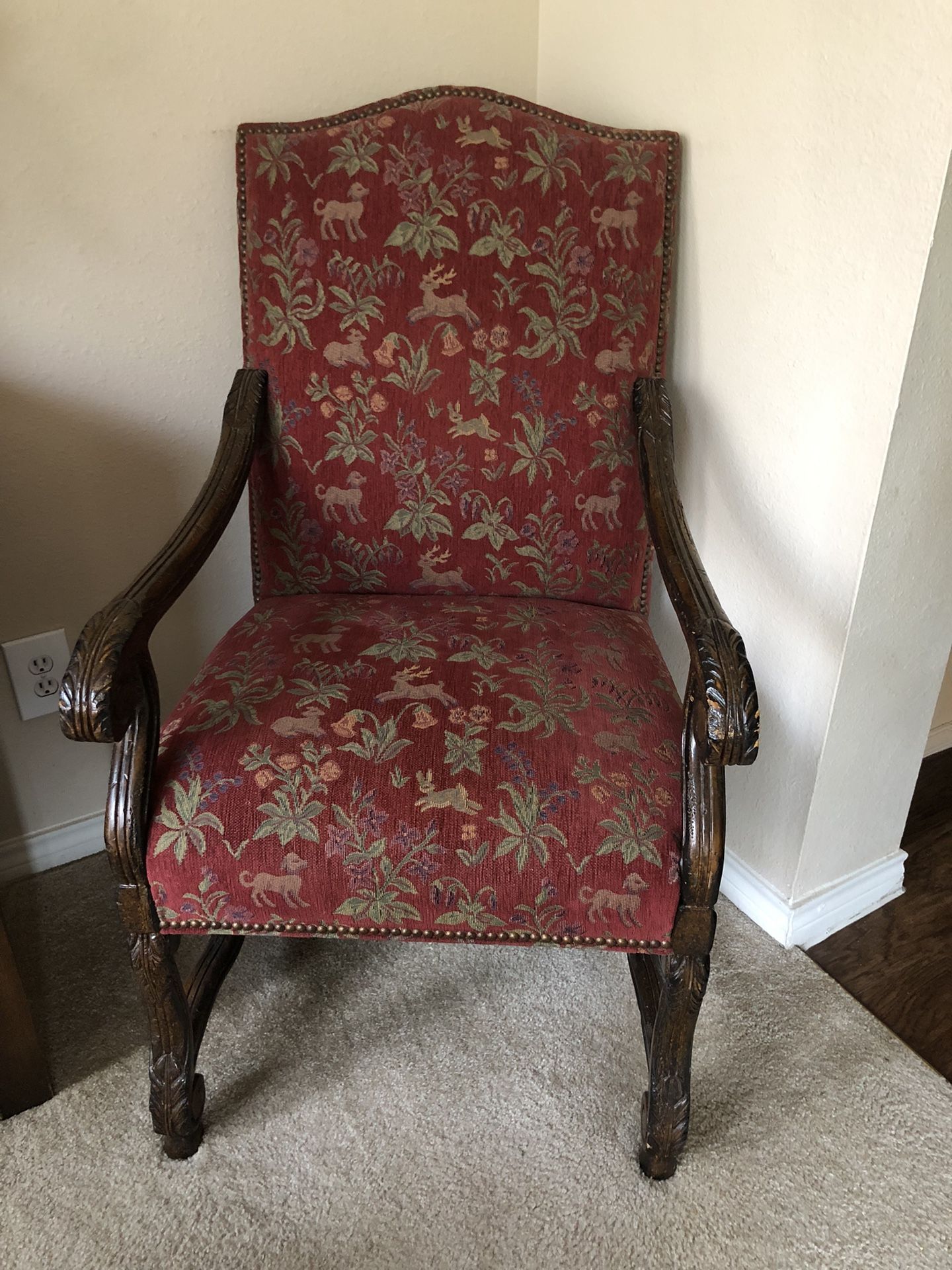 Upholstered Dinning Room / Desk Arm Chair