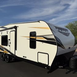 Genesis Supreme Luxury Toy Hauler Travel Trailer 
