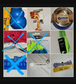 Awesome Dog Bundle! All Brand New with Tags. Pet cam, bowls, leashes, training toys, grooming+more

Everything pictured plus more goodies for your Pet