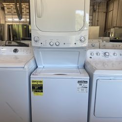 GE 1pc STACKABLE GAS WASHED & DRYER