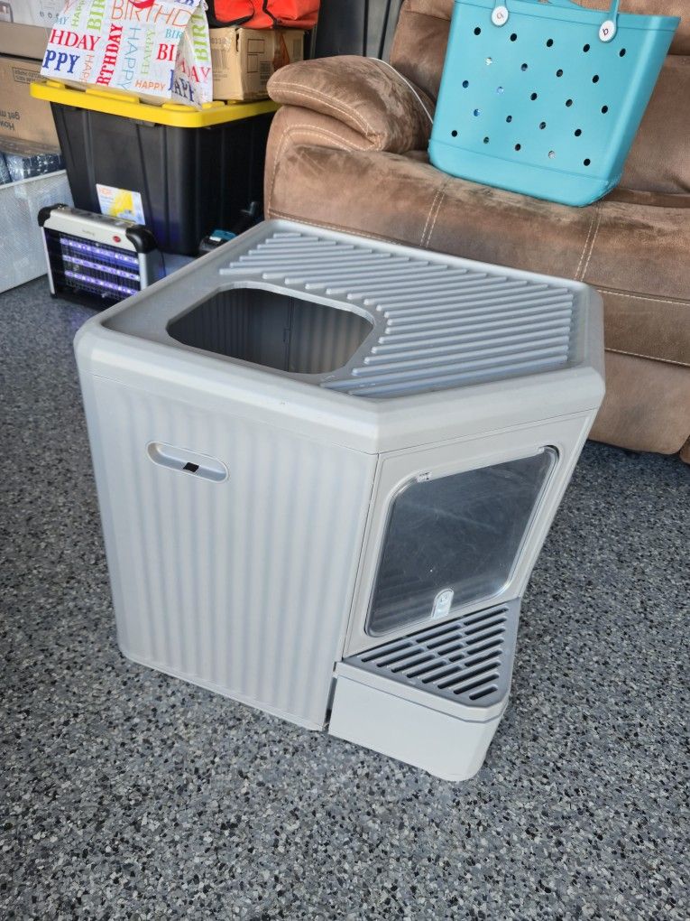 Esquiscat Cat Litter Box Dual Entry