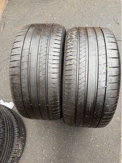 2 tires 315-35-22 Pirelli run flat $140 for both mounted and balanced