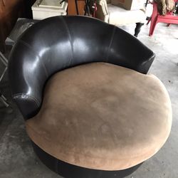 Brown Swivel Chair 