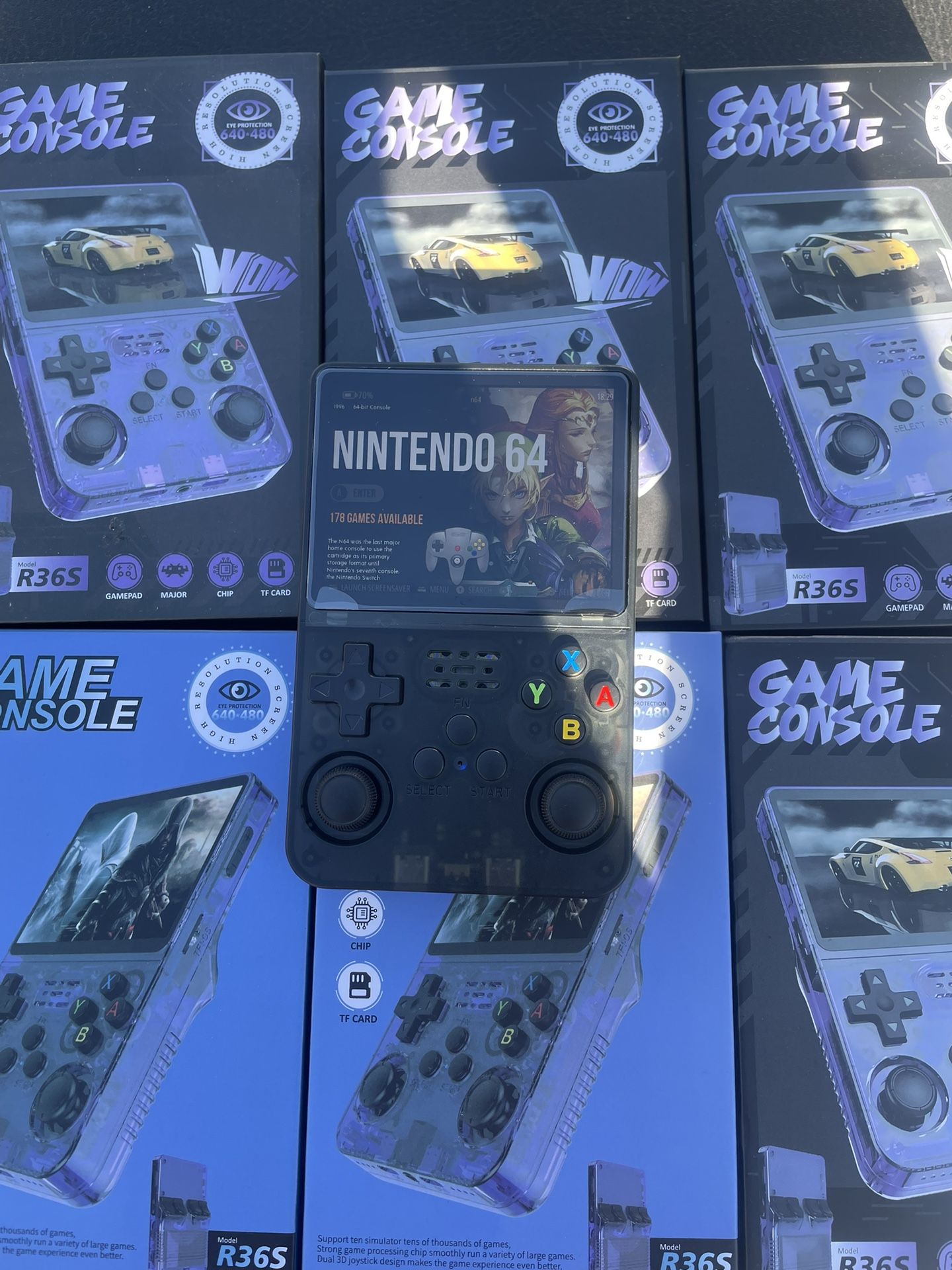 R36S Retro Handheld Game Console Portable