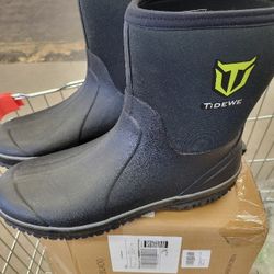 Tideqe Rubber Boots 12 New