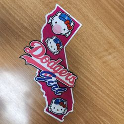 Los Angeles Dodgers California State Magnet (Link49)