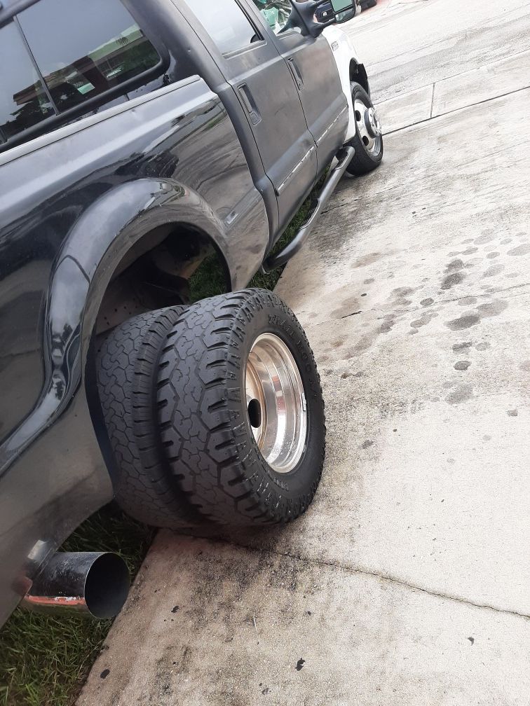 F350 dually rims with adapters