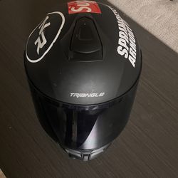 Triangle used motorcycle full face helmet DOT