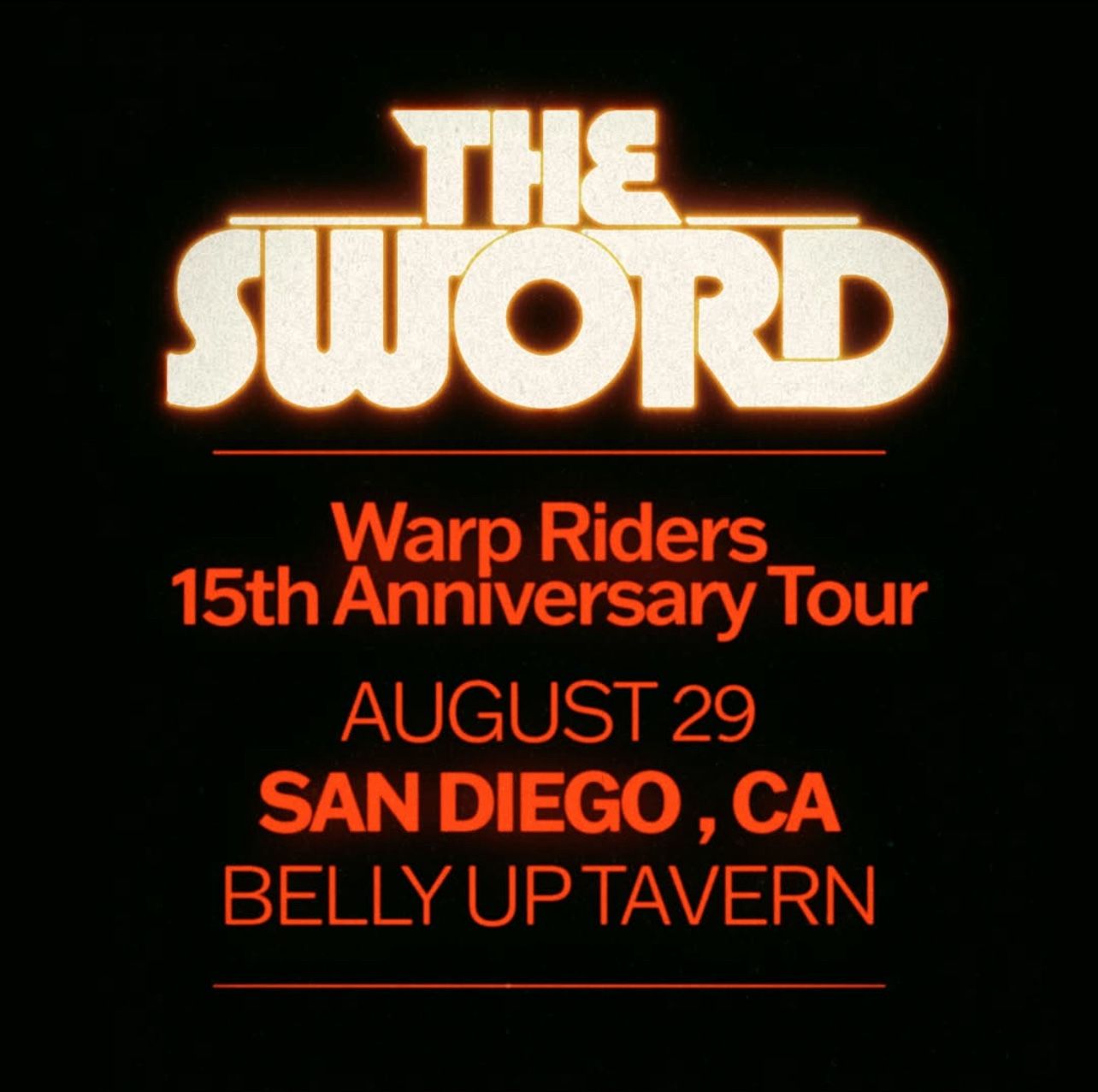 The Sword at the Belly Up Ticket