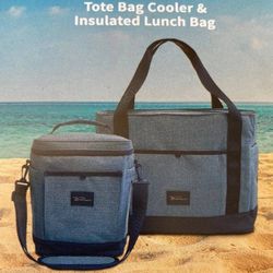 Insulated Tote Bag Cooler & Lunch Bag 