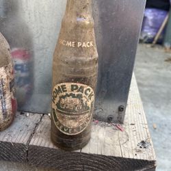 Antiques soda bottles