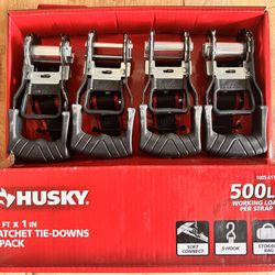 Husky ratchet tie-downs