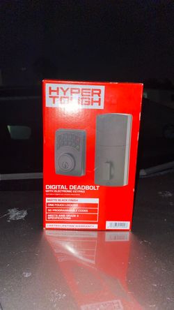 Hyper Tough Digital Deadbolt with Electronic Keypad