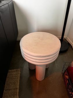 Concrete side tables (2)