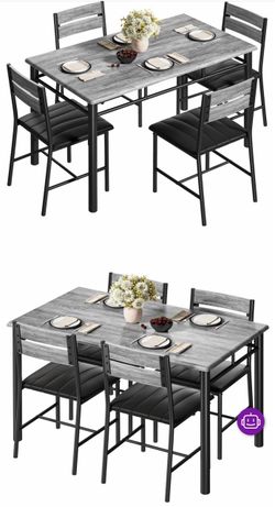 5-Piece Dining Table and Chair Set