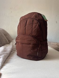 Brown backpack