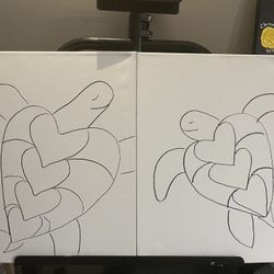Mommy&Me Turtle Outline 