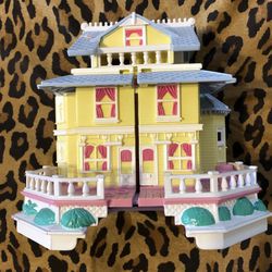 Polly Pocket Bluebird Pop Up Party Play House Club House Vintage 1995 No Figures