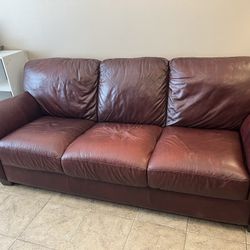 Natuzzi Leather Couch