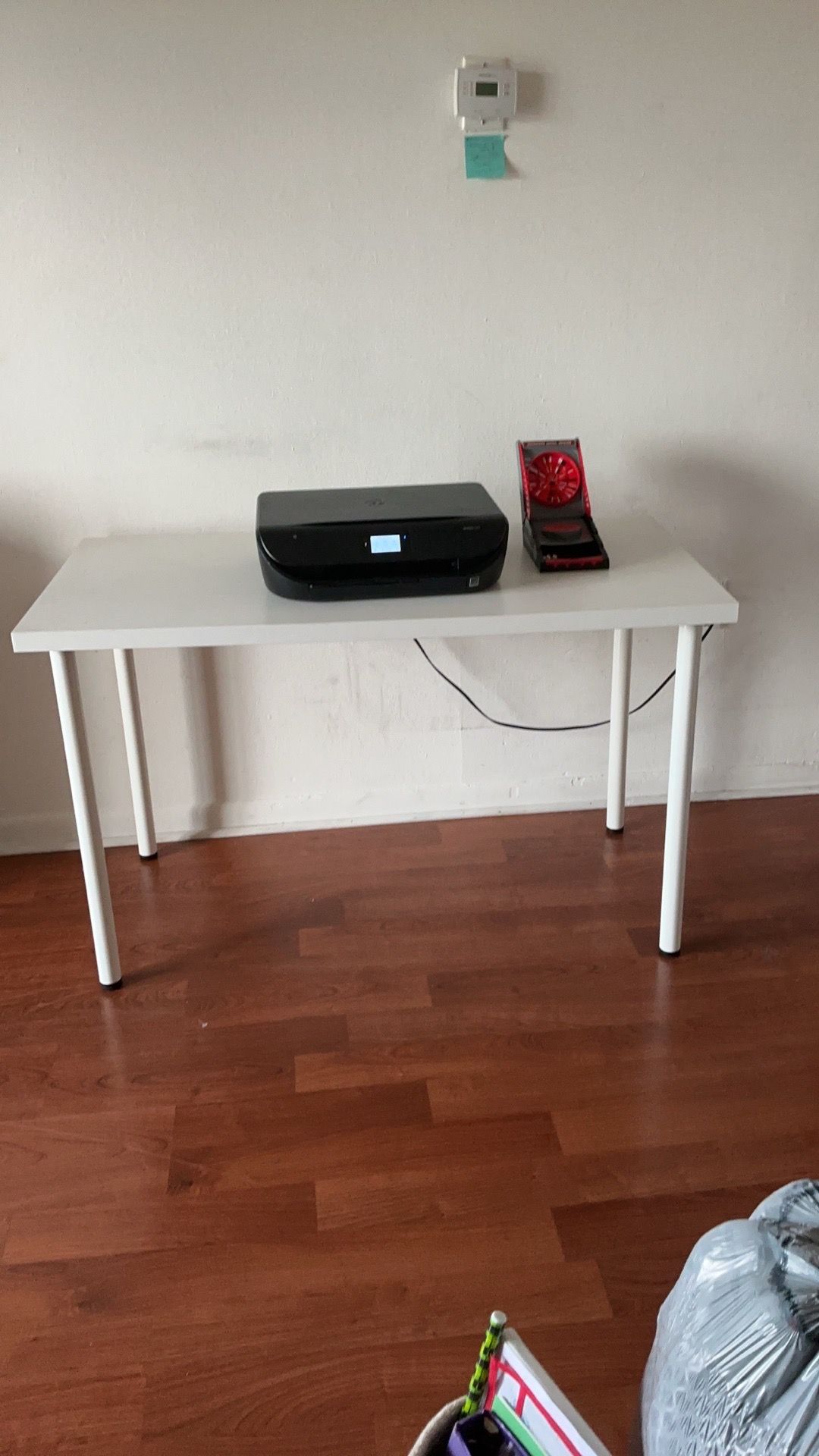 Moving sale white desk legs could be removed if necessary