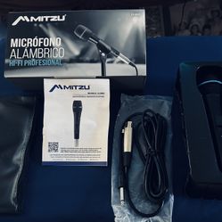 wired professional microphone.