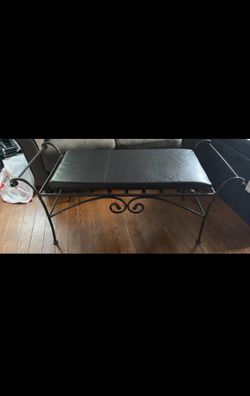 Metal bench