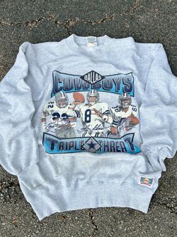 Vintage Dallas Cowboys Triple Threat Crewneck Sweatshirt